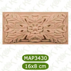 MAP-3430-16*8*1,2 Ahşap Oyma Aplik