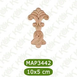 MAP-3442-10*5*1,2 Ahşap Oyma Aplik