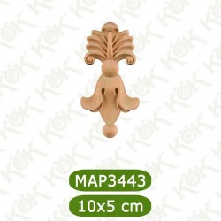 MAP-3443-10*5*1,2 Ahşap Oyma Aplik