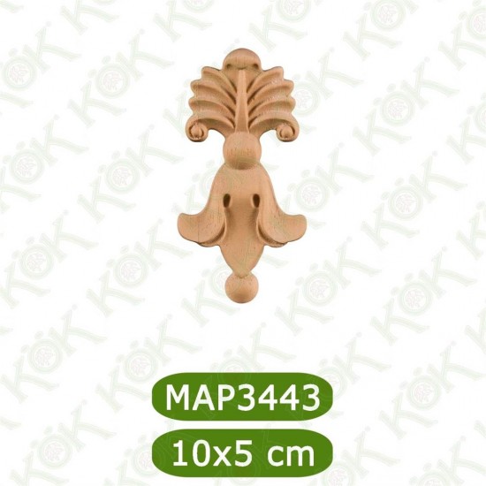 MAP-3443-10*5*1,2 Ahşap Oyma Aplik