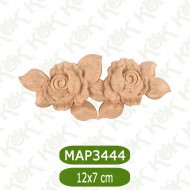 MAP-3444-12*7*1,2 Ahşap Oyma Aplik