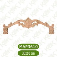 MAP-3610-30*10*1 Ahşap Oyma Aplik