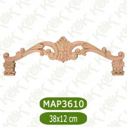 MAP-3610-38*12*1 Ahşap Oyma Aplik