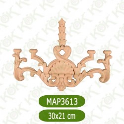 MAP-3613-30*21*1,2 Ahşap Oyma Aplik