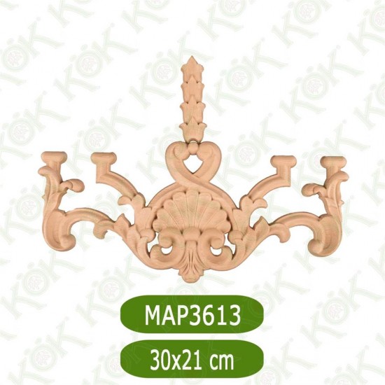 MAP-3613-30*21*1,2 Ahşap Oyma Aplik