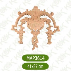 MAP-3614-41*37 Ahşap Oyma Aplik