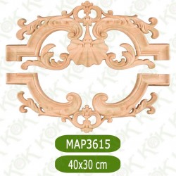 MAP-3615-40*30 Ahşap Oyma Aplik