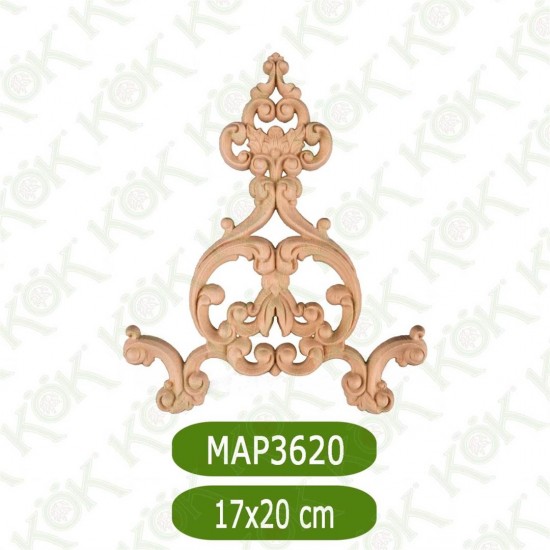 MAP-3620-20*17*1,2 Ahşap Oyma Aplik