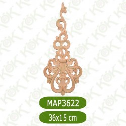 MAP-3622-36*15*0,8 Ahşap Oyma Aplik