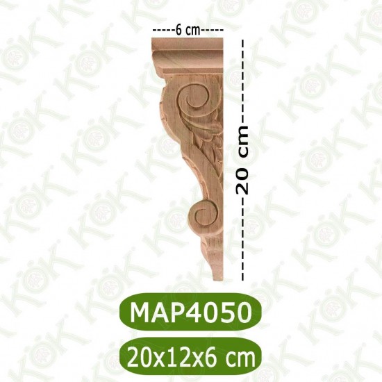 MAP-4050-Ahşap Payanda (Eli Böğründe)
