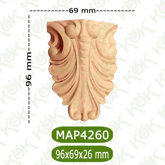 MAP-4260-Ahşap Payanda (Eli Böğründe)