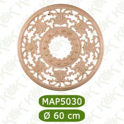 MAP-5030-60*60*1,7 Ahşap Tavan Göbeği