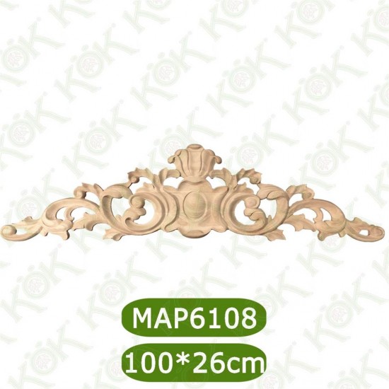 MAP-6108 100*26*1,5 Ahşap Oyma Aplik
