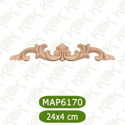 MAP-6170-24*4*1 Ahşap Oyma Aplik