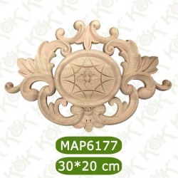MAP-6177-30*20*1,5 Ahşap Oyma Aplik