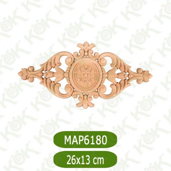MAP-6180-26*13*1,2 Ahşap Oyma Aplik