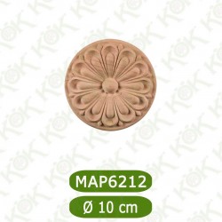 MAP-6212-10*10*1 Ahşap Oyma Aplik
