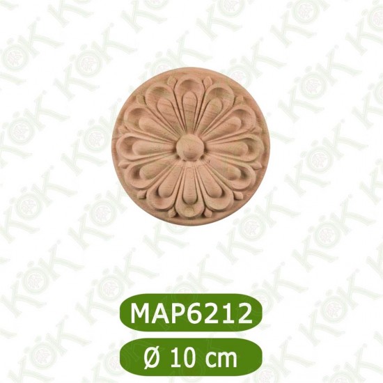 MAP-6212-10*10*1 Ahşap Oyma Aplik