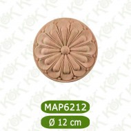 MAP-6212-12*12*1 Ahşap Oyma Aplik