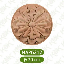 MAP-6212-20*20*1,2 Ahşap Oyma Aplik
