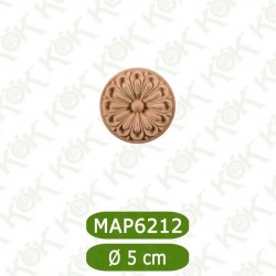 MAP-6212-5*5*1 Ahşap Oyma Aplik