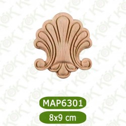 MAP-6301-9*8*1 Ahşap Oyma Aplik