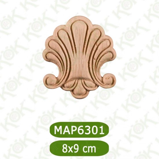 MAP-6301-9*8*1 Ahşap Oyma Aplik