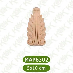 MAP-6302-10*5*1,4 Ahşap Oyma Aplik