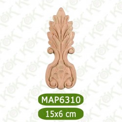 MAP-6310-15*6*1 Ahşap Oyma Aplik