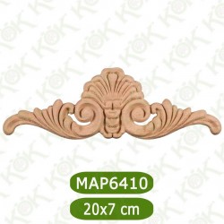MAP-6410-20*7*1 Ahşap Oyma Aplik