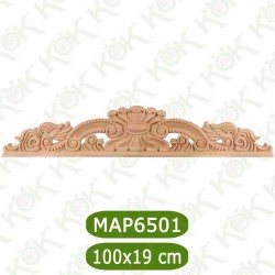 MAP-6501-100*19*1,4 Ahşap Oyma Aplik