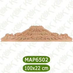 MAP-6502-100*22*1,5 Ahşap Oyma Aplik