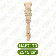 MAP-7170-25*5*1,8 Ahşap Oyma Aplik