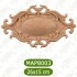 MAP-8003-26*15*2,2 Ahşap Oyma Aplik
