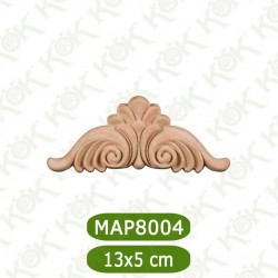 MAP-8004-13*5*1 Ahşap Oyma Aplik