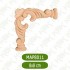 MAP-8011-8*8*0,8 Ahşap Oyma Aplik