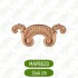MAP-8020-15*6*1,4 Ahşap Oyma Aplik