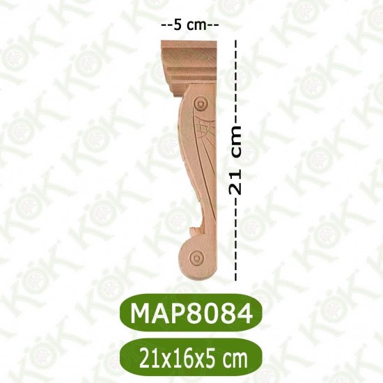 MAP-8084-Ahşap Payanda (Eli Böğründe)