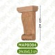 MAP-8084-Ahşap Payanda (Eli Böğründe)