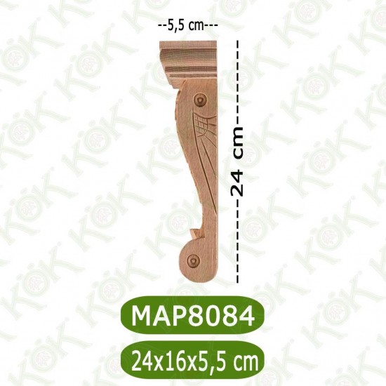 MAP-8084-Ahşap Payanda (Eli Böğründe)