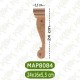 MAP-8084-Ahşap Payanda (Eli Böğründe)