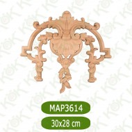 MAP-3614-30*28 Ahşap Oyma Aplik