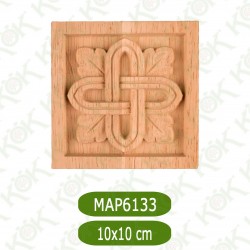 MAP-6133-10*10*1,4 Ahşap Oyma Aplik