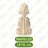 MAP8105-16*8*2 Ahşap Oyma Aplik