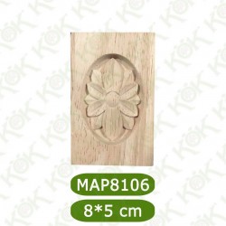 MAP8106 8*5 Ahşap Oyma Aplik