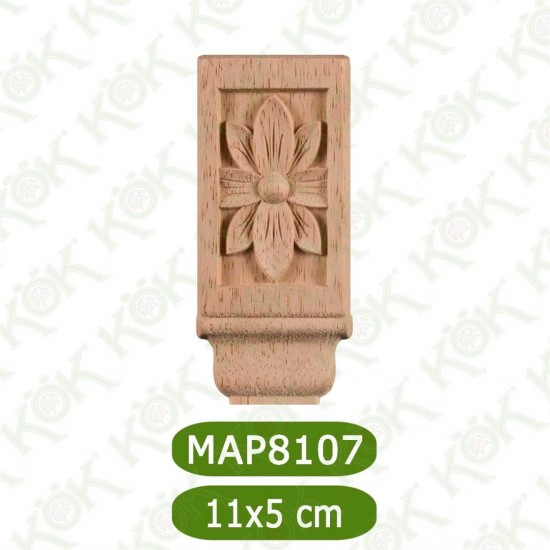 MAP8107-11*5*1 Ahşap Oyma Aplik