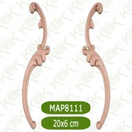 MAP-8111-20*6*1,2 Ahşap Oyma Aplik
