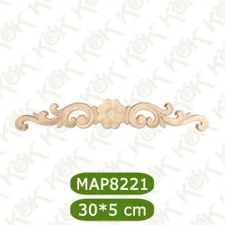 MAP8221-30*5*0,8 Ahşap Oyma Aplik