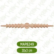 MAP8249-30*3*1 Ahşap Oyma Aplik