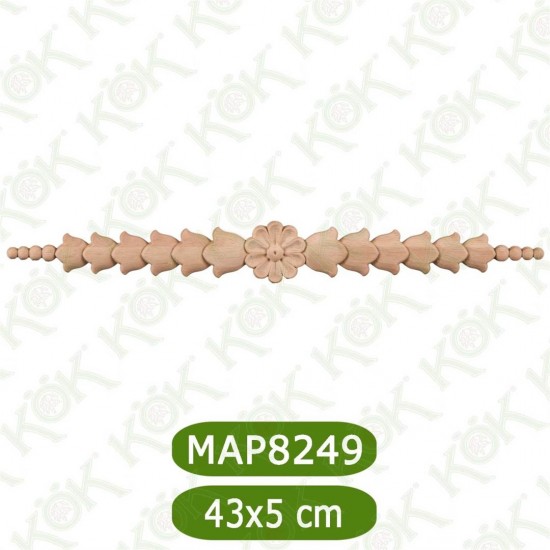 MAP8249-43*5*1 Ahşap Oyma Aplik